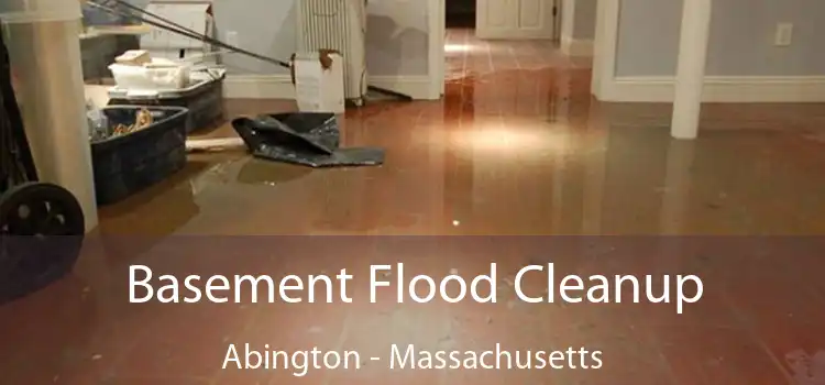 Basement Flood Cleanup Abington - Massachusetts