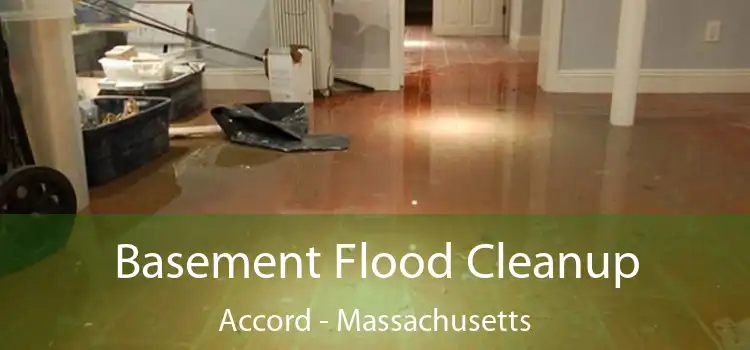 Basement Flood Cleanup Accord - Massachusetts