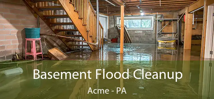 Basement Flood Cleanup Acme - PA