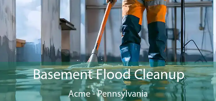 Basement Flood Cleanup Acme - Pennsylvania