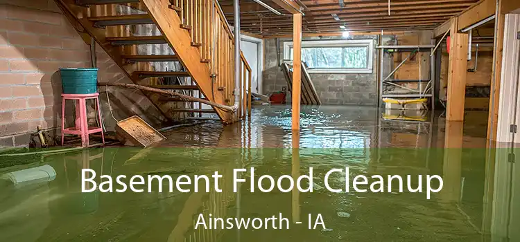 Basement Flood Cleanup Ainsworth - IA