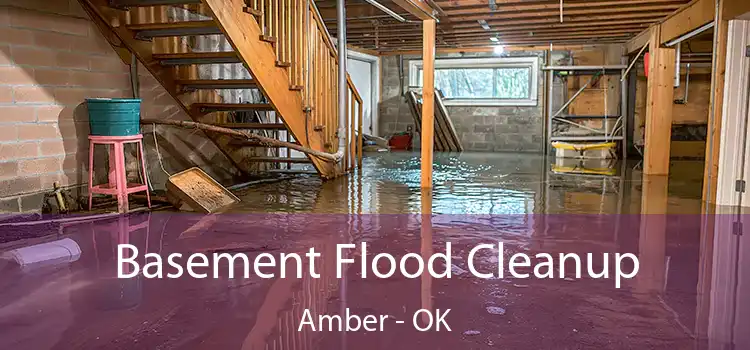 Basement Flood Cleanup Amber - OK