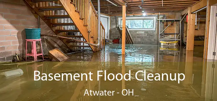 Basement Flood Cleanup Atwater - OH