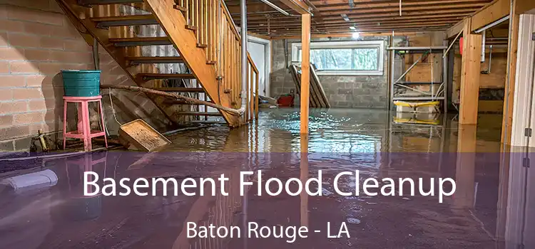 Basement Flood Cleanup Baton Rouge - LA