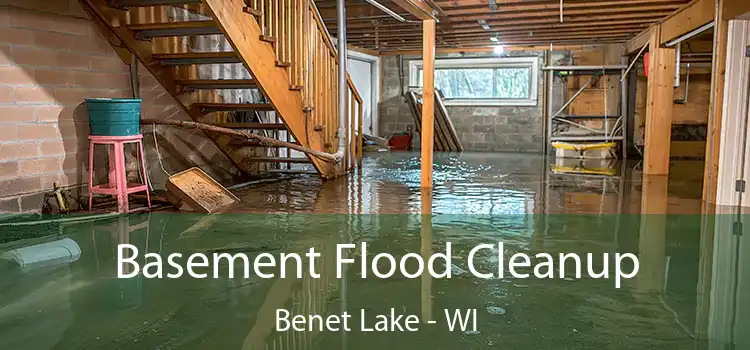 Basement Flood Cleanup Benet Lake - WI