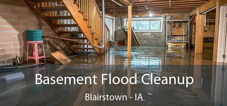 Basement Flood Cleanup Blairstown - IA