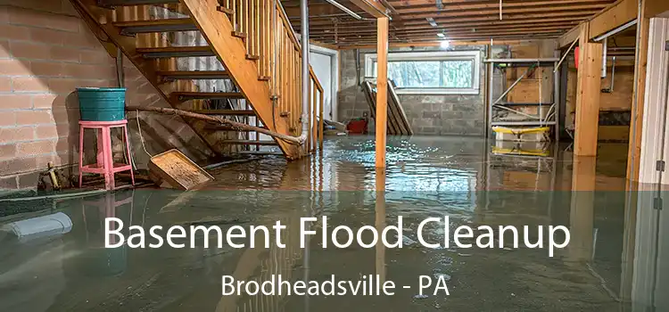 Basement Flood Cleanup Brodheadsville - PA