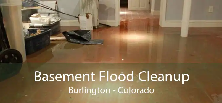 Basement Flood Cleanup Burlington - Colorado
