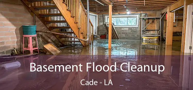 Basement Flood Cleanup Cade - LA