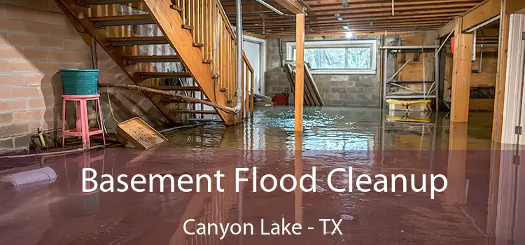 Basement Flood Cleanup Canyon Lake - TX