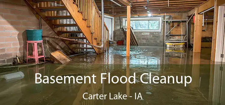 Basement Flood Cleanup Carter Lake - IA