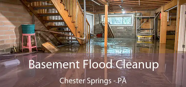 Basement Flood Cleanup Chester Springs - PA