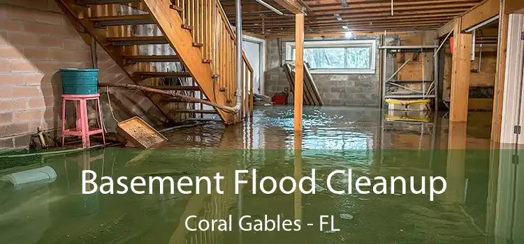 Basement Flood Cleanup Coral Gables - FL