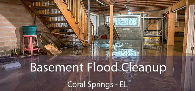 Basement Flood Cleanup Coral Springs - FL