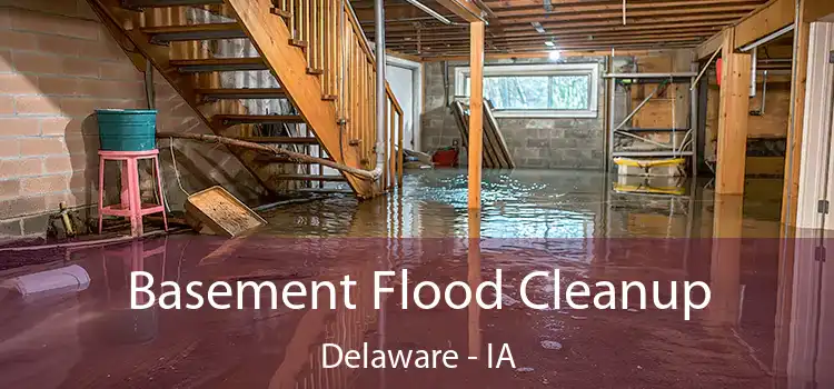 Basement Flood Cleanup Delaware - IA