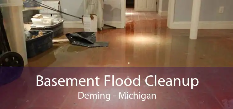 Basement Flood Cleanup Deming - Michigan