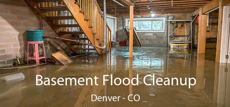 Basement Flood Cleanup Denver - CO