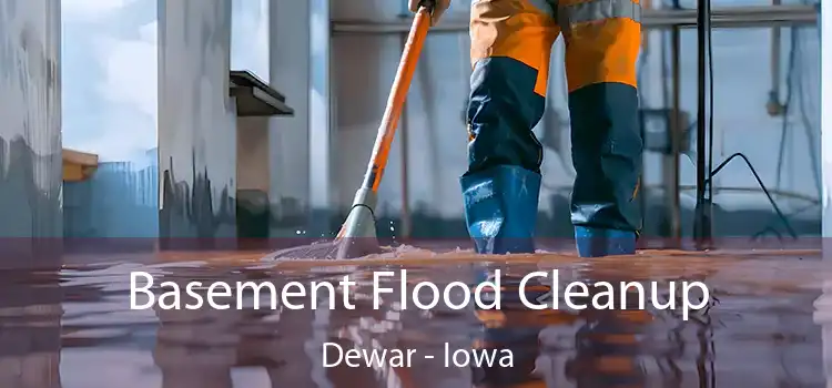 Basement Flood Cleanup Dewar - Iowa