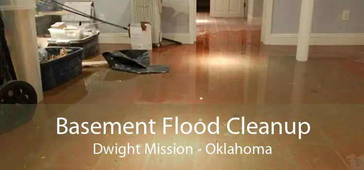 Basement Flood Cleanup Dwight Mission - Oklahoma