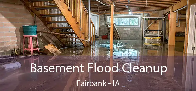 Basement Flood Cleanup Fairbank - IA