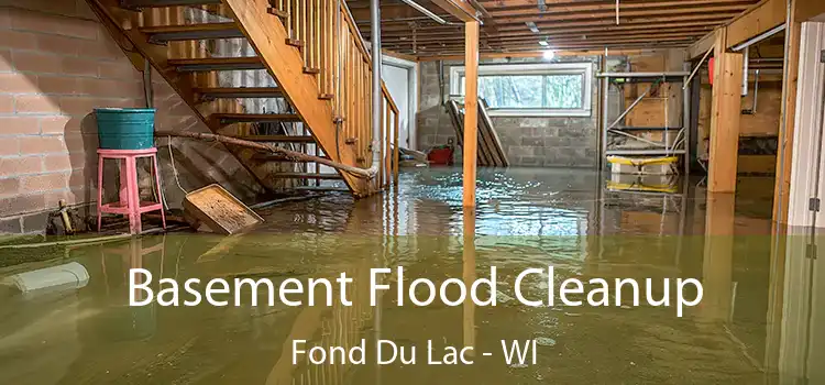 Basement Flood Cleanup Fond Du Lac - WI