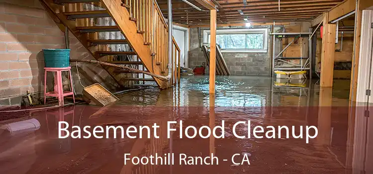 Basement Flood Cleanup Foothill Ranch - CA