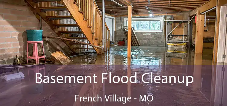 Basement Flood Cleanup French Village - MO