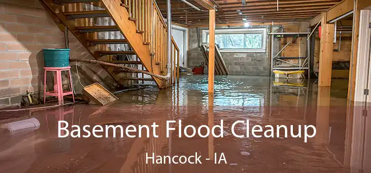 Basement Flood Cleanup Hancock - IA