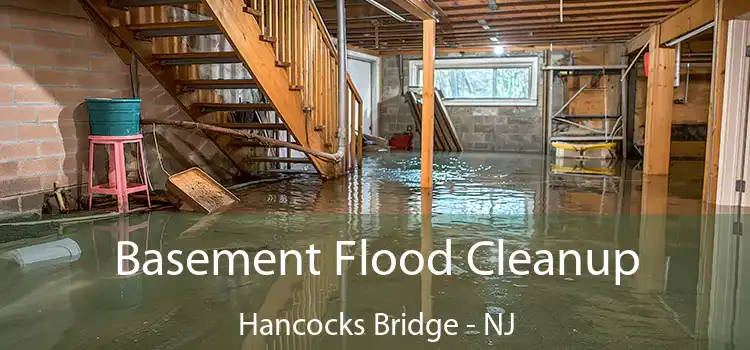 Basement Flood Cleanup Hancocks Bridge - NJ