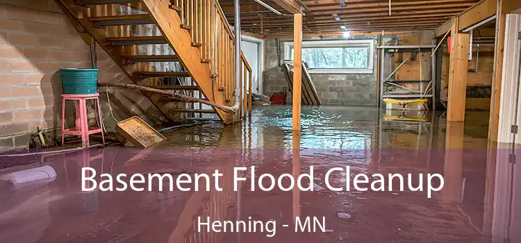 Basement Flood Cleanup Henning - MN