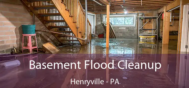 Basement Flood Cleanup Henryville - PA