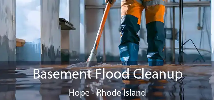 Basement Flood Cleanup Hope - Rhode Island