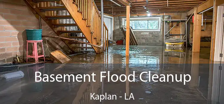 Basement Flood Cleanup Kaplan - LA