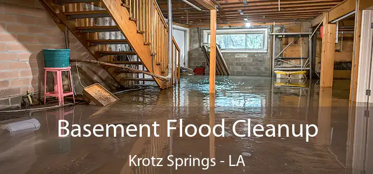 Basement Flood Cleanup Krotz Springs - LA