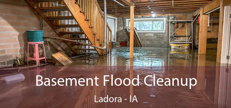 Basement Flood Cleanup Ladora - IA