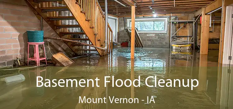 Basement Flood Cleanup Mount Vernon - IA