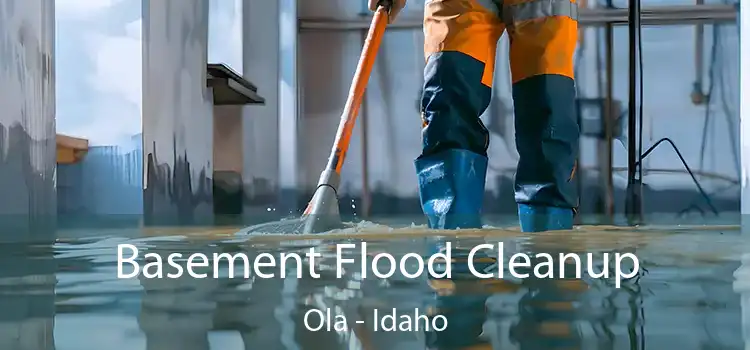 Basement Flood Cleanup Ola - Idaho