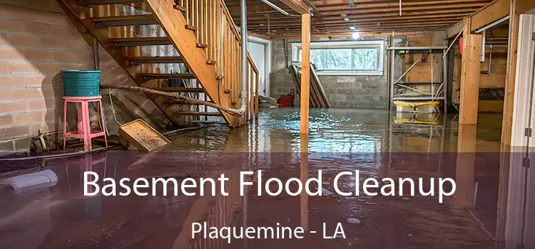 Basement Flood Cleanup Plaquemine - LA