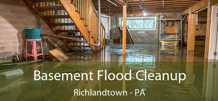 Basement Flood Cleanup Richlandtown - PA