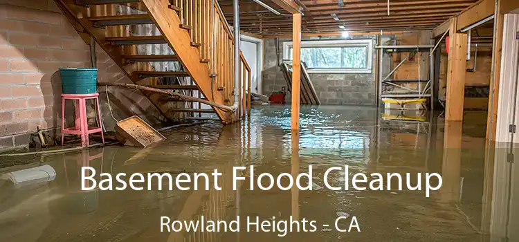 Basement Flood Cleanup Rowland Heights - CA