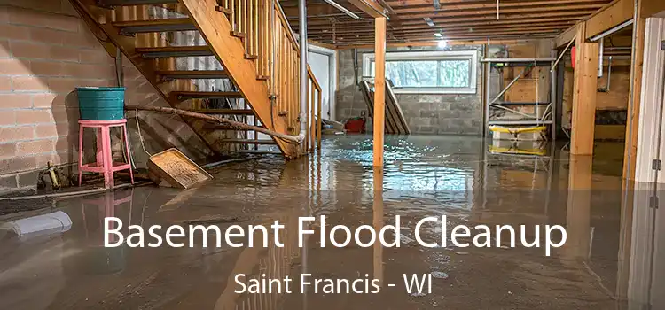 Basement Flood Cleanup Saint Francis - WI