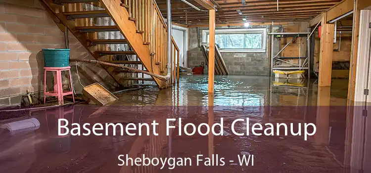 Basement Flood Cleanup Sheboygan Falls - WI