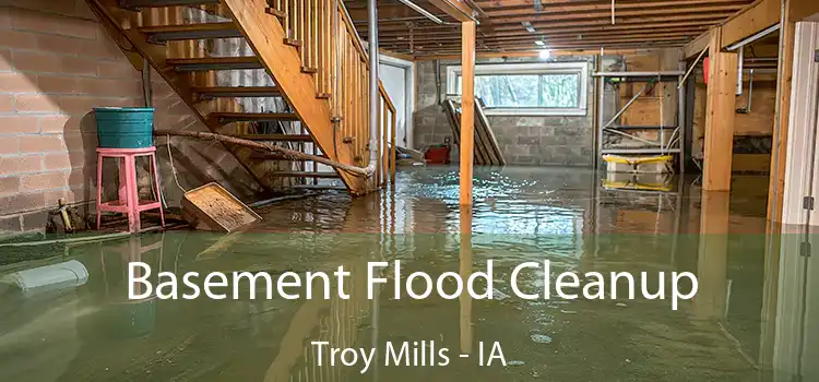 Basement Flood Cleanup Troy Mills - IA