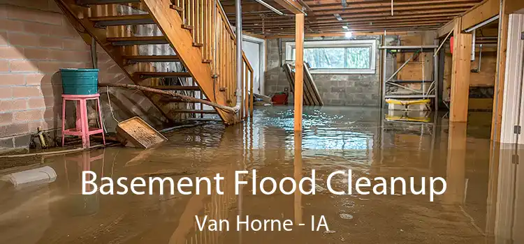 Basement Flood Cleanup Van Horne - IA