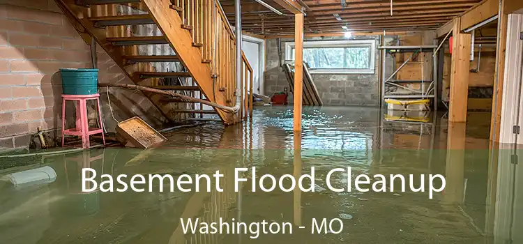 Basement Flood Cleanup Washington - MO