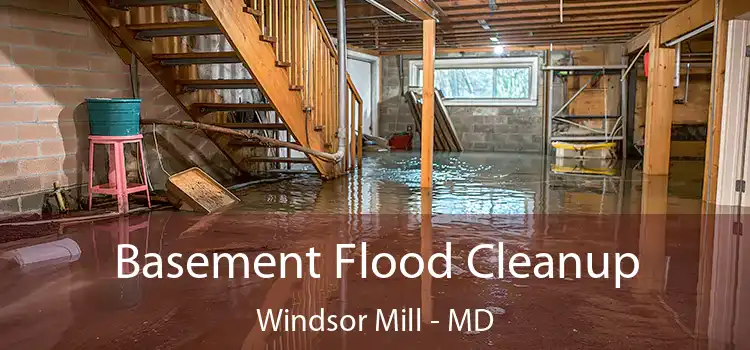 Basement Flood Cleanup Windsor Mill - MD