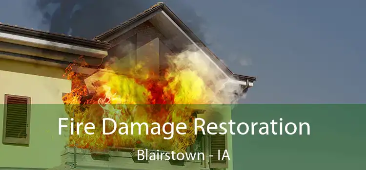 Fire Damage Restoration Blairstown - IA