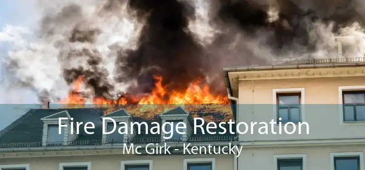 Fire Damage Restoration Mc Girk - Kentucky