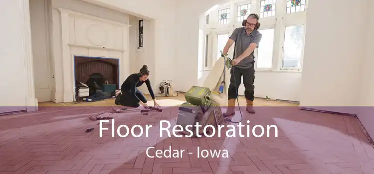 Floor Restoration Cedar - Iowa