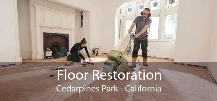 Floor Restoration Cedarpines Park - California